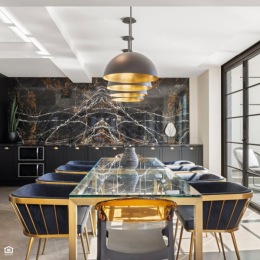 Indulge in Refined Elegance beautiful dining area with luxury finishes