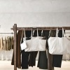 bags on a hanging rack