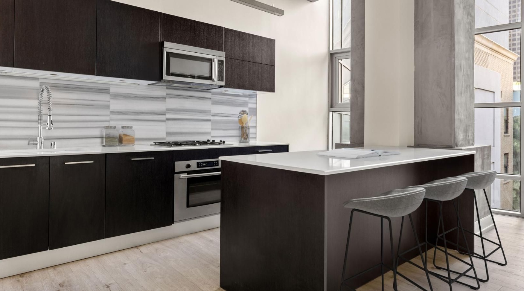 The essence of exceptional living a kitchen with black cabinets